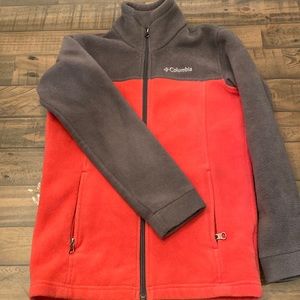 Columbia girls fleece zip up sweater
